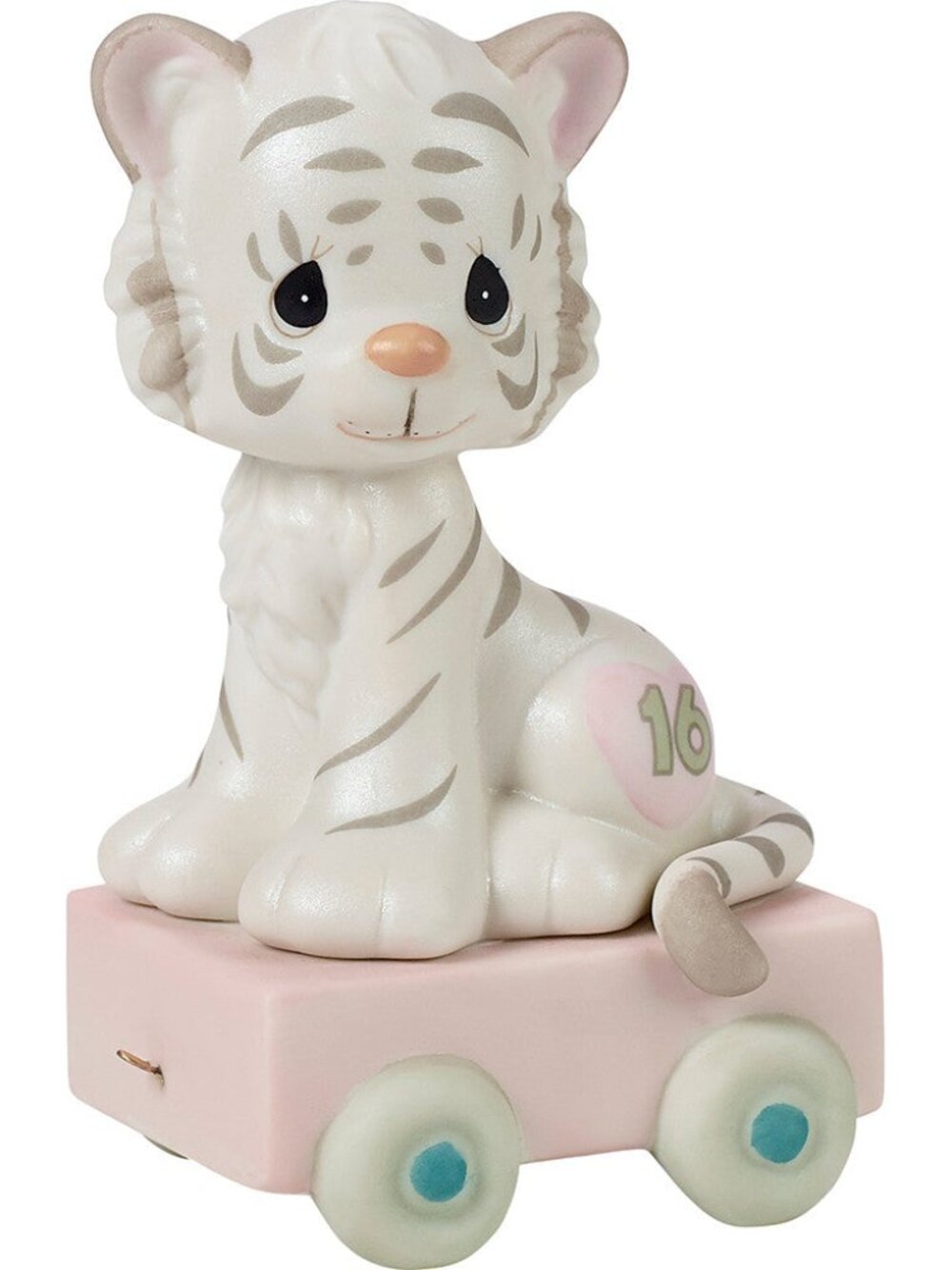 Rare vintage Precious moments birthday circus train.
